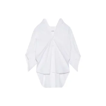 Balenciaga Twisted Swing Shirt 'White'