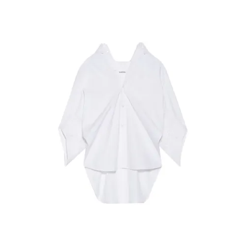 Balenciaga Twisted Swing Shirt 'White'