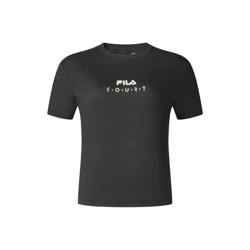 FILA T Shirts Women's Undercurrent Black-0