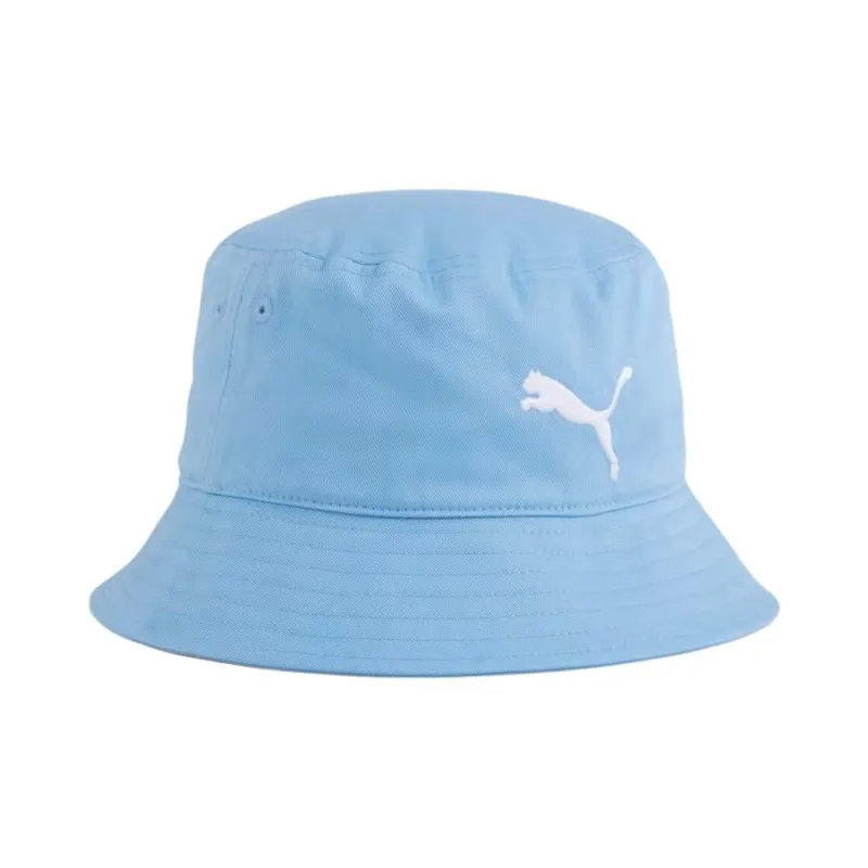 PUMA Cotton Fabric, 100% Cotton Bucket Hats Unisex Blue-1
