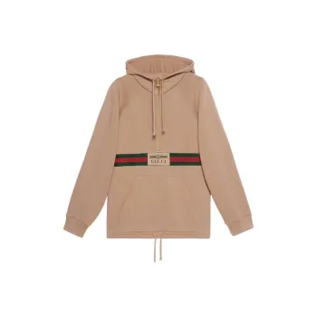 GUCCI Web stripe Cotton Hoodie