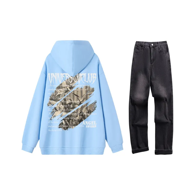 VniVerseVClub Sweatshirt Set Unisex-26