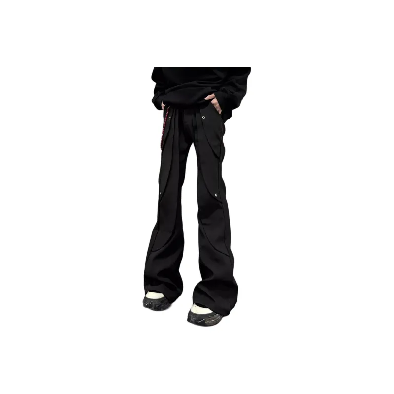 CORNILOT Casual Pants Unisex Black-0