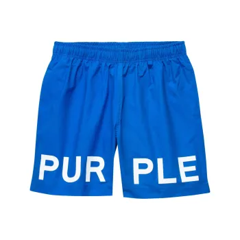 PURPLE-BRAND All-Around Logo-print Shorts
