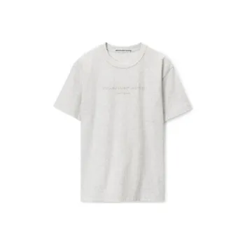 Alexander Wang Logo Printed Crewneck T Shirt