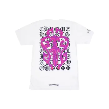 Chrome Hearts Eye Chart Dagger T shirt White