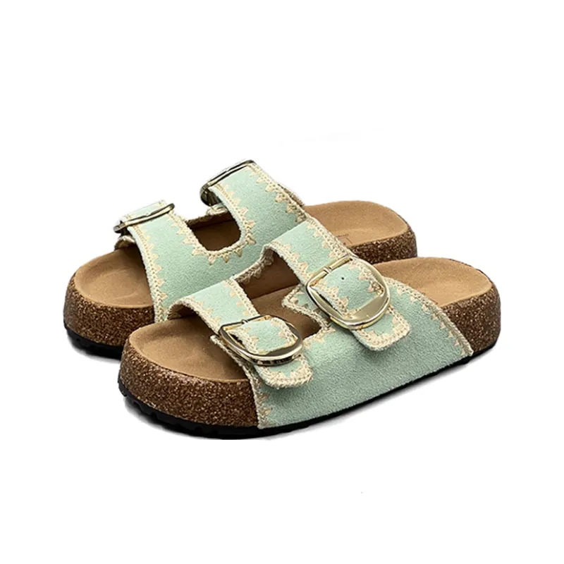 DOLIN COLLECTION Slide Slippers Platform Outerwear Women's-11