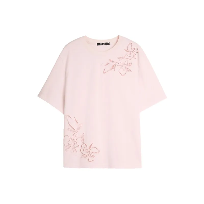 ELLE T Shirts Women's Pink-0