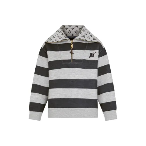 LOUIS VUITTON New Quarterly Products Of LV Sweatshirts Women's Gray