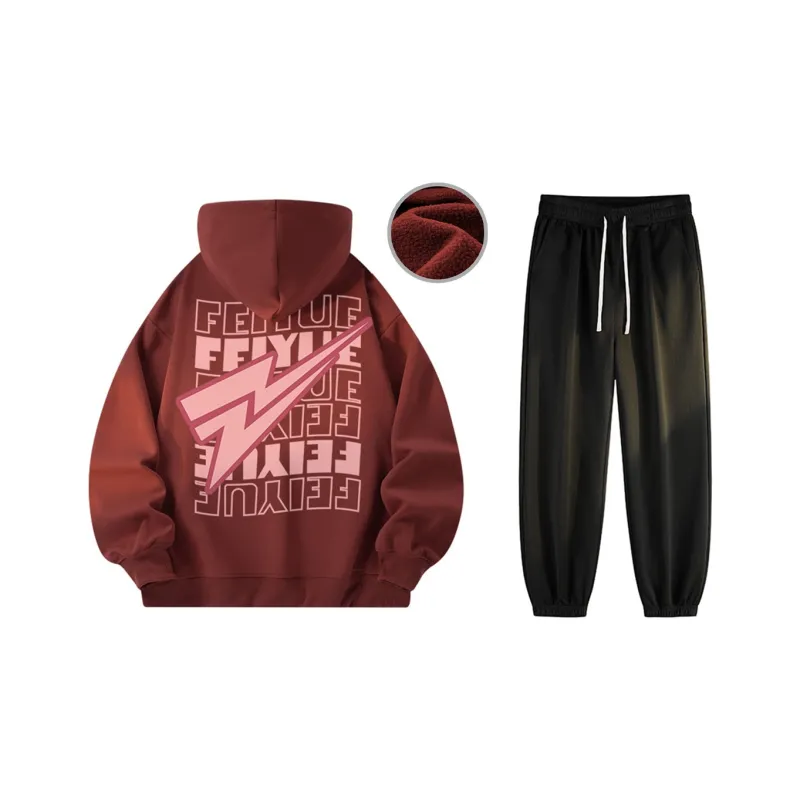 Feiyue Sweatshirt Sets Unisex-27