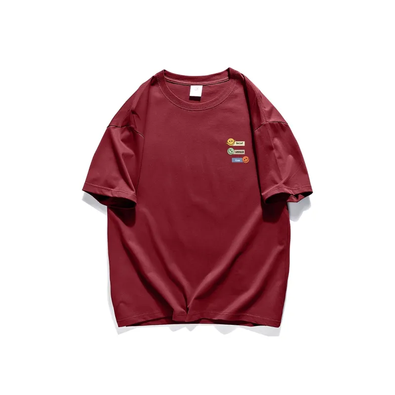 Cotton Gene Drop Shoulder Sleeve T Shirt Women's-7