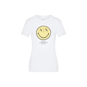 Smileyworld X ARMANI EXCHANGE ARMANI EXCHANGE X SmileyWorld T-Shirts Women's White