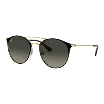 RayBan Metal Round Sunglasses Unisex Black