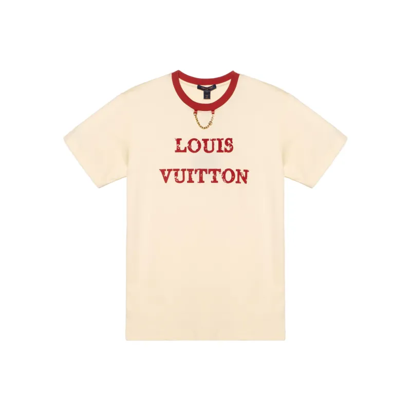 LOUIS VUITTON T Shirt Women's Beige-0