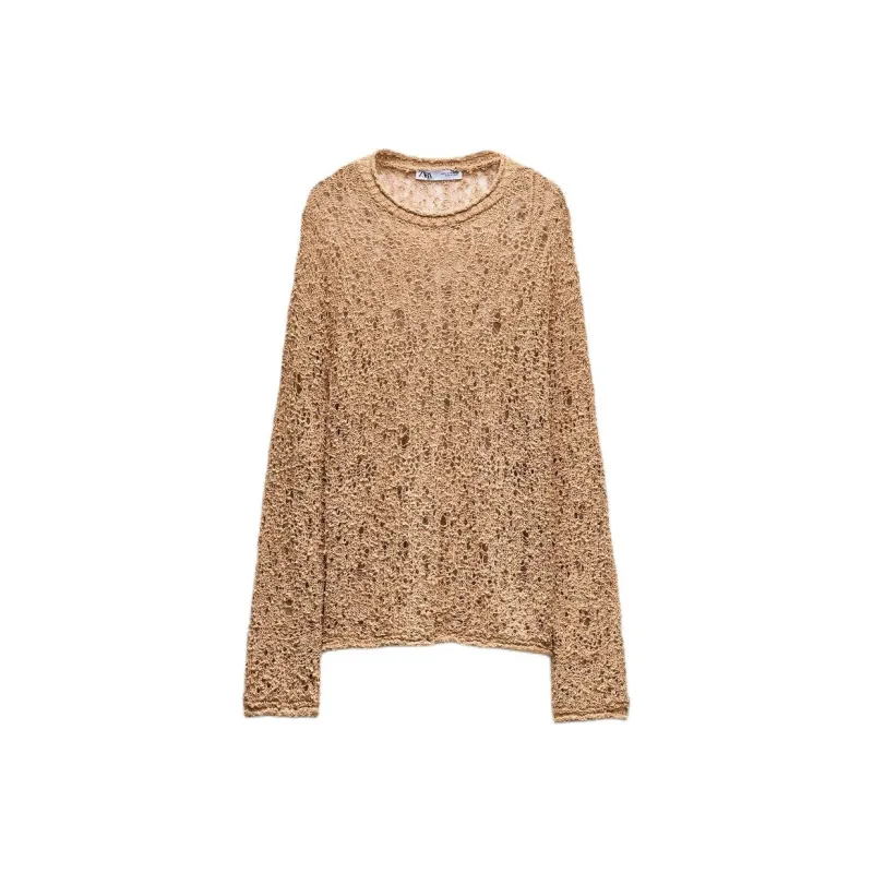 ZARA Knitwear Women's Tan-0