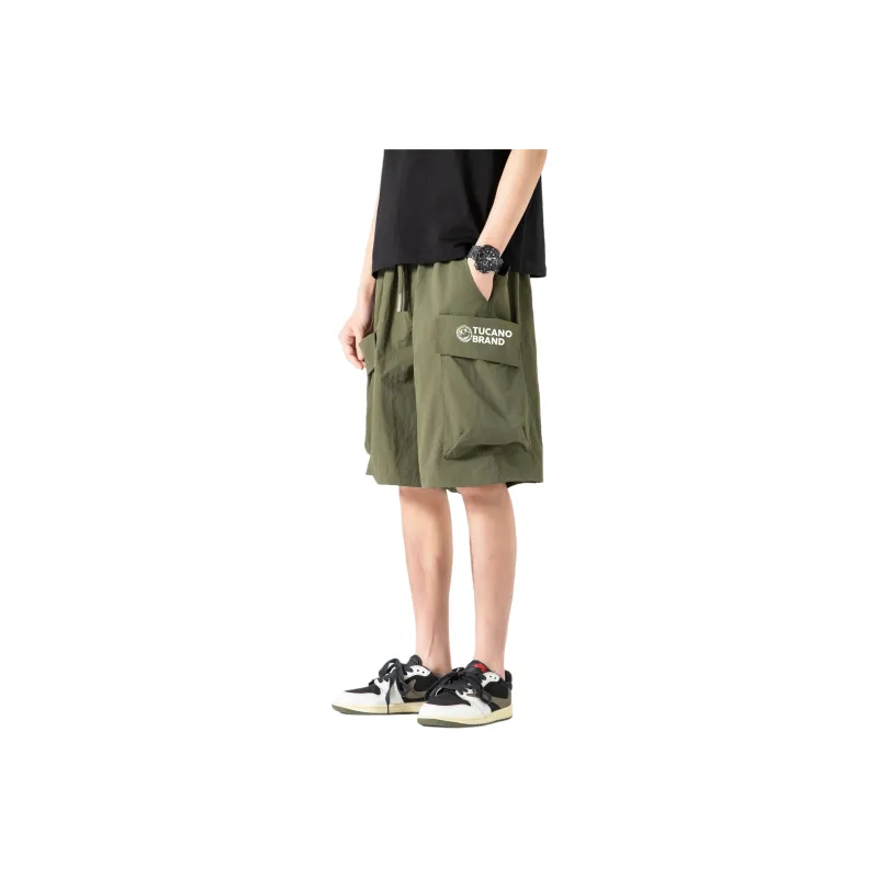 TUCANO Casual Shorts Unisex Military Green-9