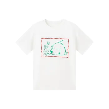Katie Ermilio Drop Shoulder Sleeve T-Shirt Women's White