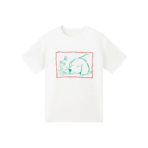 Katie Ermilio Drop Shoulder Sleeve T-Shirt Women's White