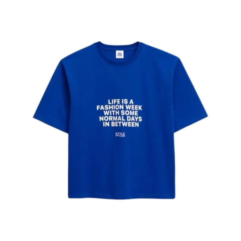ZARA T Shirts Women's Dark Blue-0