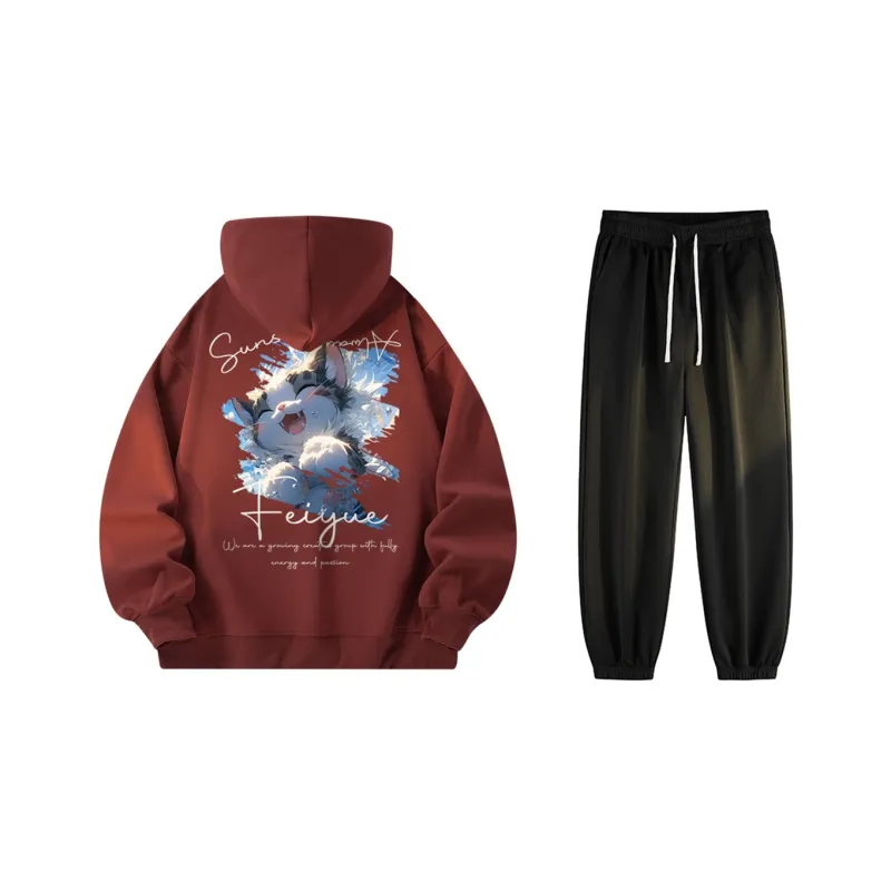 Feiyue Sweatshirt Sets Unisex-27
