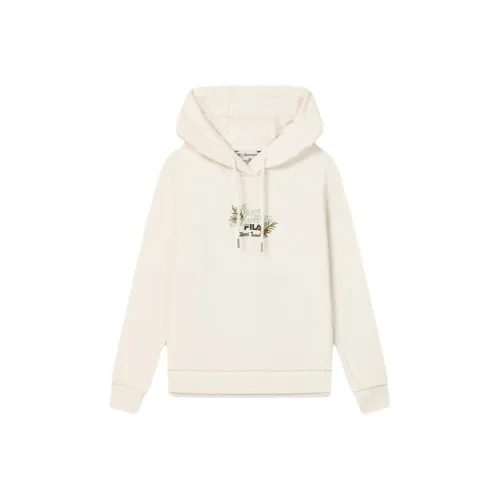FILA x LUSUO Sweatshirt Women's Oatmeal Beige