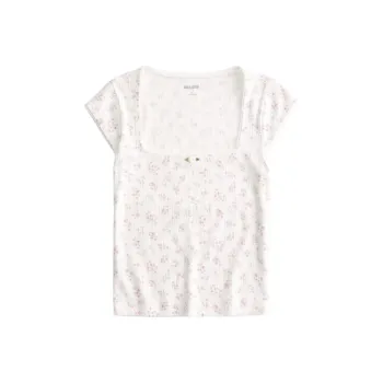 Hollister Regular T Shirt Women's Ivory White