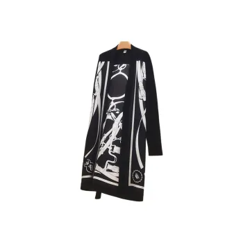 HERMES FW22 Cardigan Coats Women's Black