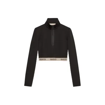 GUCCI X The North Face Cropped Top Black