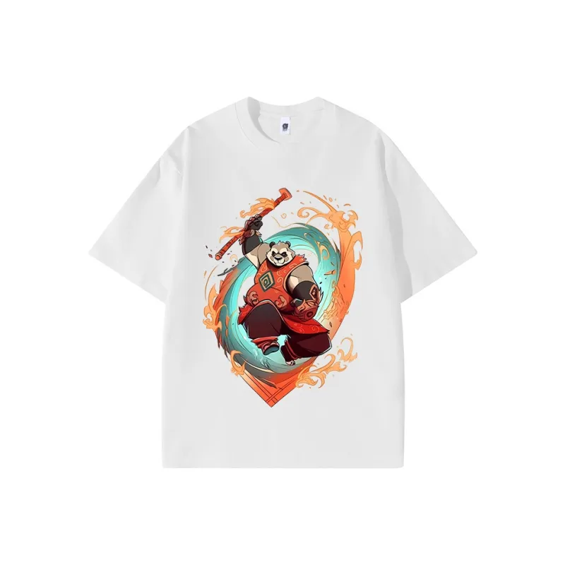PANDA BASE Short Sleeved T Shirts Women's Solid Color-0