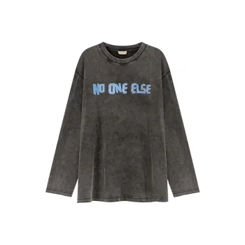 NO ONE ELSE T Shirts Unisex Black Gray