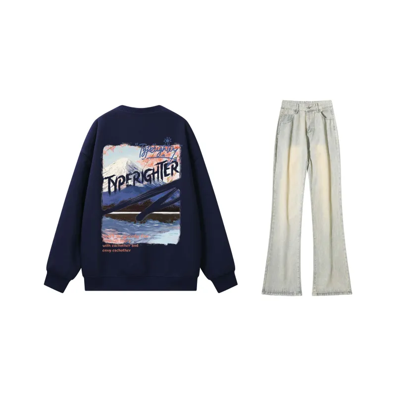TYPERIGHTER Sweatshirt Set Unisex-18