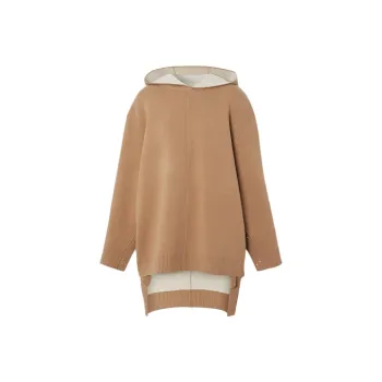 Burberry Loose Fit Knitwear Women's Warm Camel