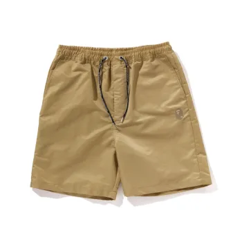 A BATHING APE Head Nylon Twill Relaxed Fit Shorts