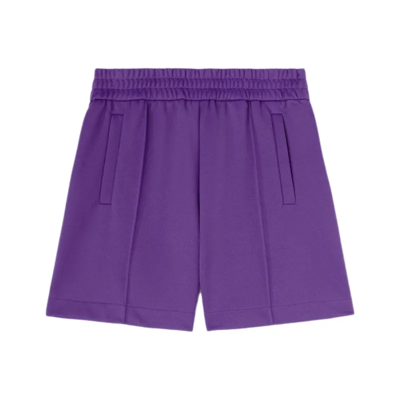 PALM ANGELS Logo Track Shorts-0