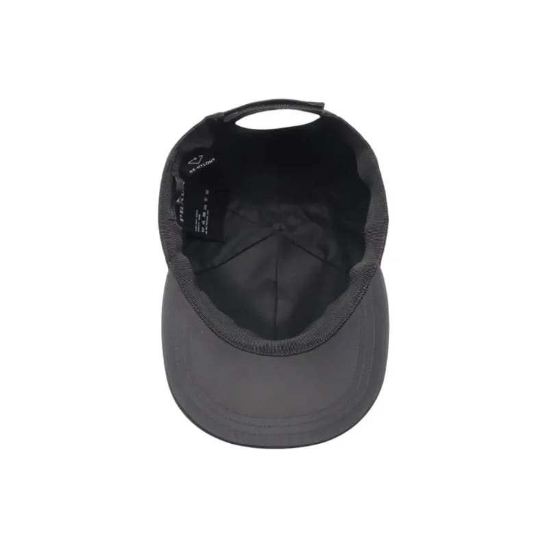 PRADA Nylon Baseball Caps Unisex Black-2