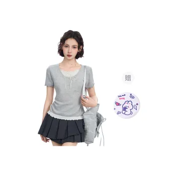 EVPGB T Shirts Women's Gray