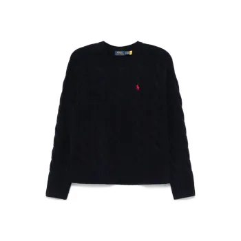 Polo Ralph Lauren Pony Embroidered Cable Knitted Jumper