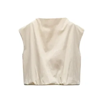 ZARA ZW Series T Shirt Women's Raw White