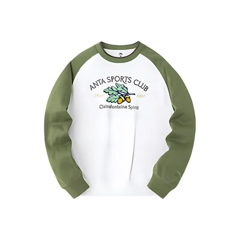 Anta Life Collection Sweatshirt Women's Papyrus White-0