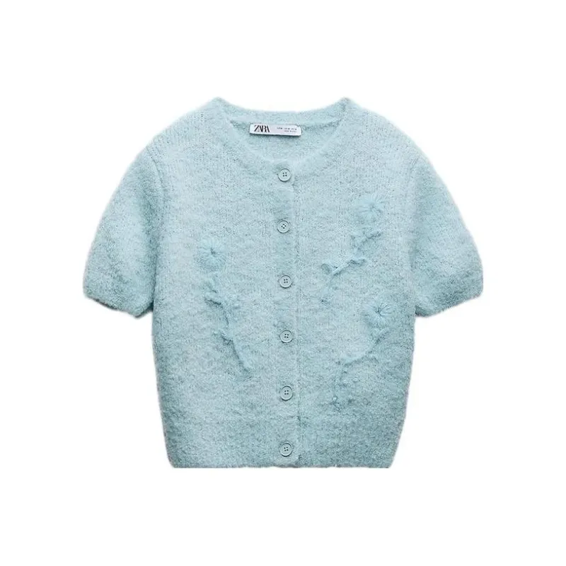 ZARA Sweaters Women's Blue-0