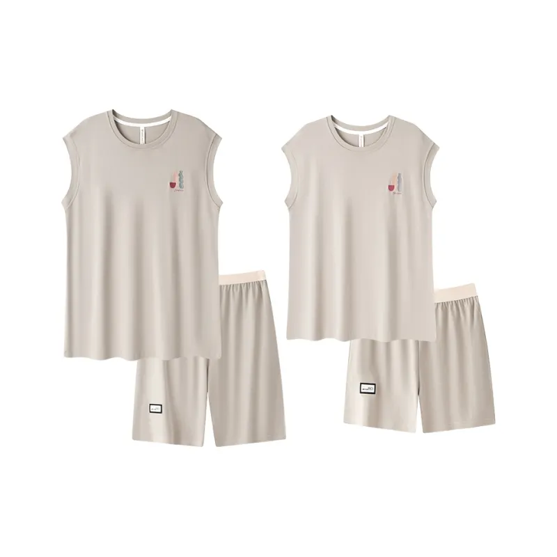 ROMANTIC·SPRING Pajama Set Unisex Image Color-0