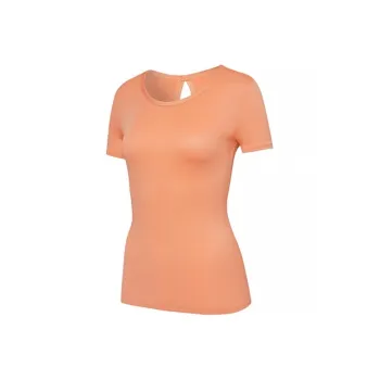 XEXYMIX T Shirt Women's Light Orange Yellow
