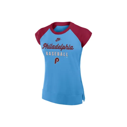 Nike Philadelphia Phillies Cooperstown Women's's Nike Dri FIT Mlb Mid Sleeve T Shirt