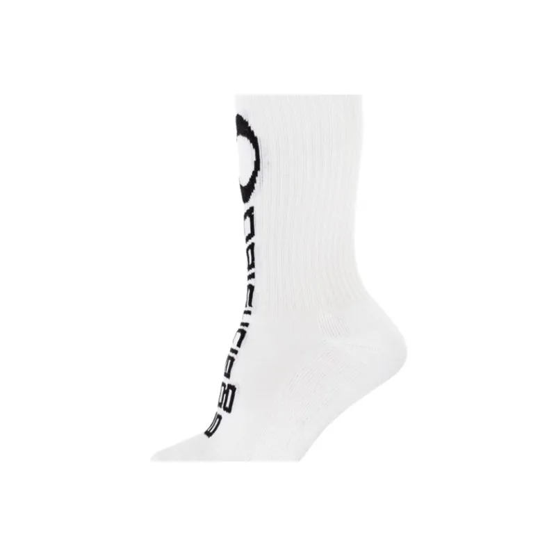 Balenciaga Tracksuit Loop Socks 'White/Black'-3