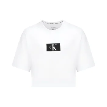 CALVIN KLEIN CK96 Series Drop Shoulder Sleeve T Shirt Women's White