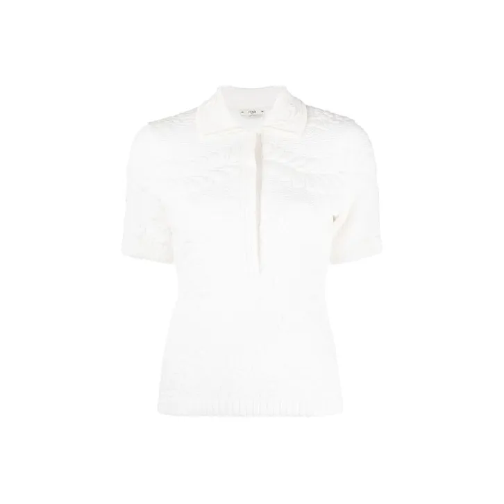 FENDI Polo Shirts Women's White-0