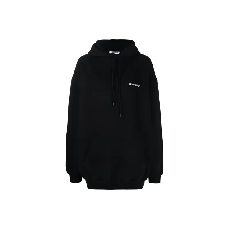 Balenciaga Bb Paris Hoodie 'Black'-0