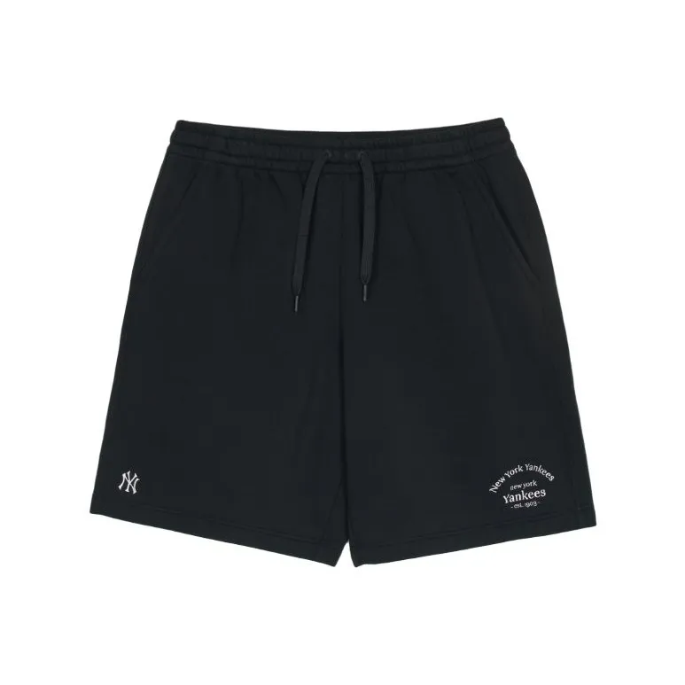 MLB Basic New York Yankees Casual Shorts Unisex Black-0