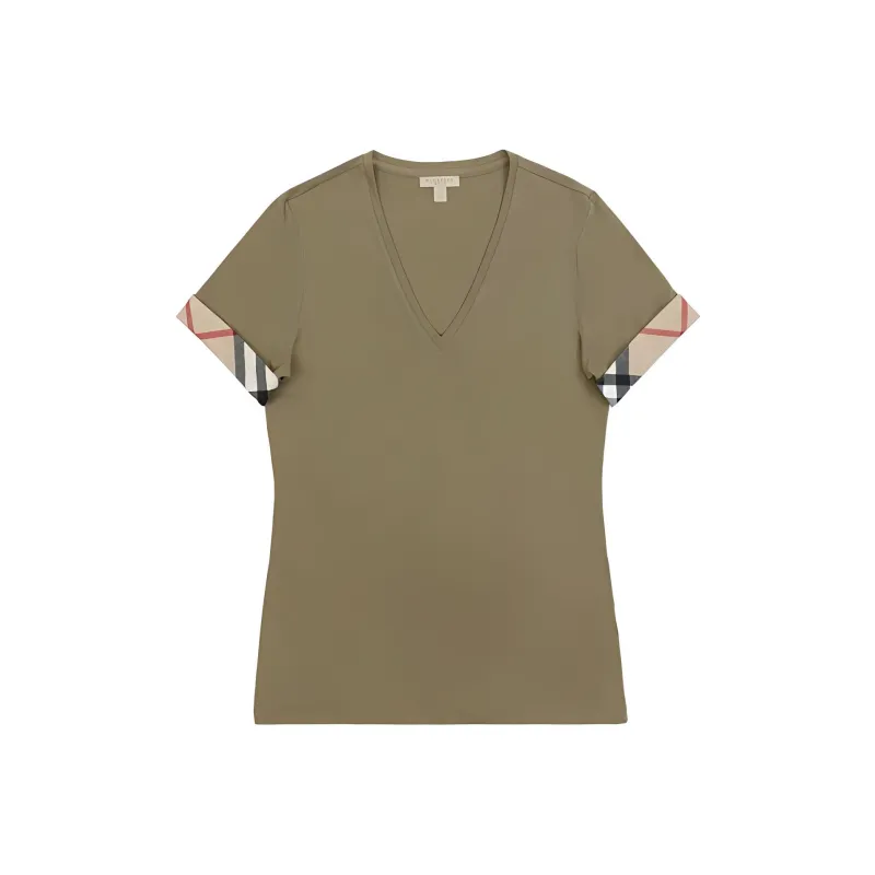 Burberry T Shirts Women's Green-0