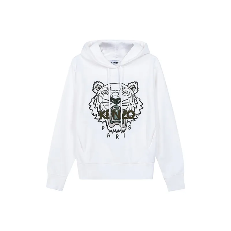 KENZO Tiger Embroidered Hoodie-0